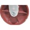 Vestil Cast Iron/Steel Rigid Caster 6 In. Diameter x 2 In. Width 2000 Lb. Capacity Maroon CST-VE-6X2DS-R - alternate 4